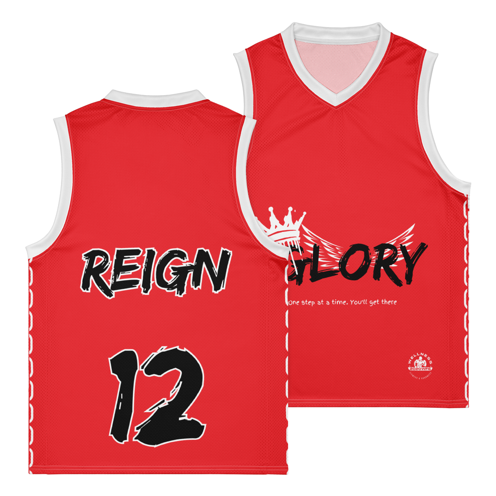 Premium Red basketball jersey