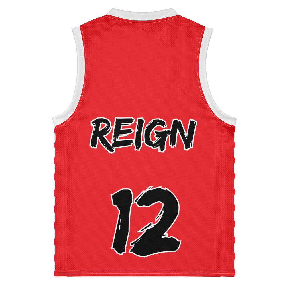 Premium Red basketball jersey