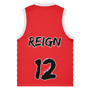 Premium Red basketball jersey