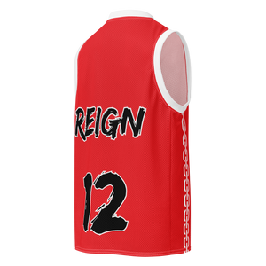 Premium Red basketball jersey