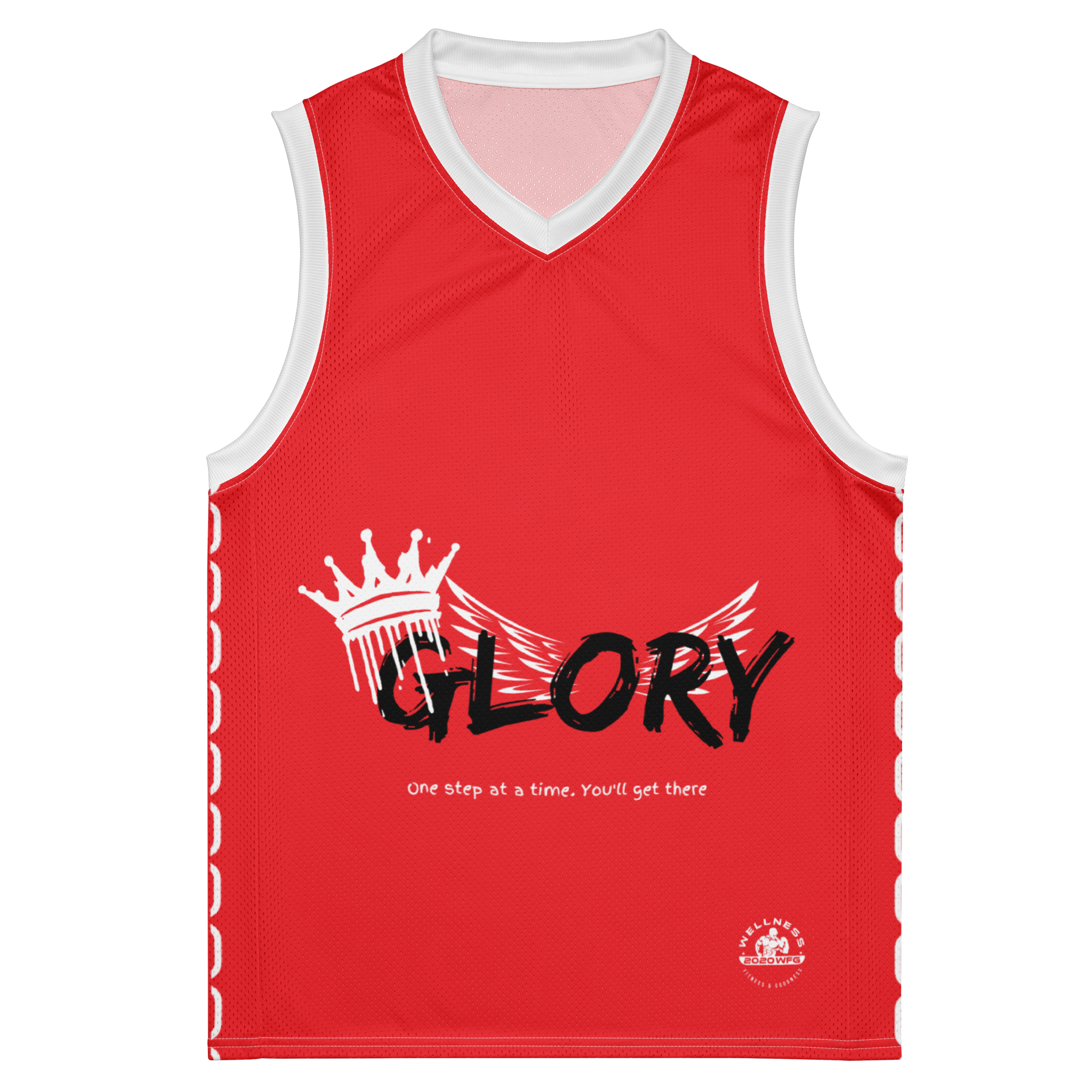 Premium Red basketball jersey