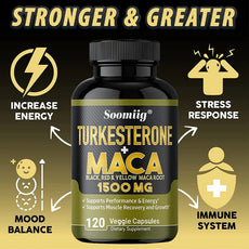 Turkesterone + Maca Endurance Supplement for Men - Supports Athletic Performance - 2020WFG
