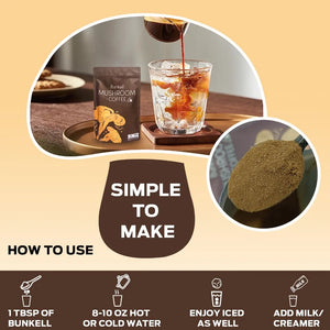 6-in-1 Organic Mushroom Powder – Brain, Gut & Energy Support | 180g