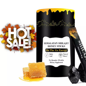 Shilajit Honey Sticks – Himalayan Energy, Focus & Strength | 30ct