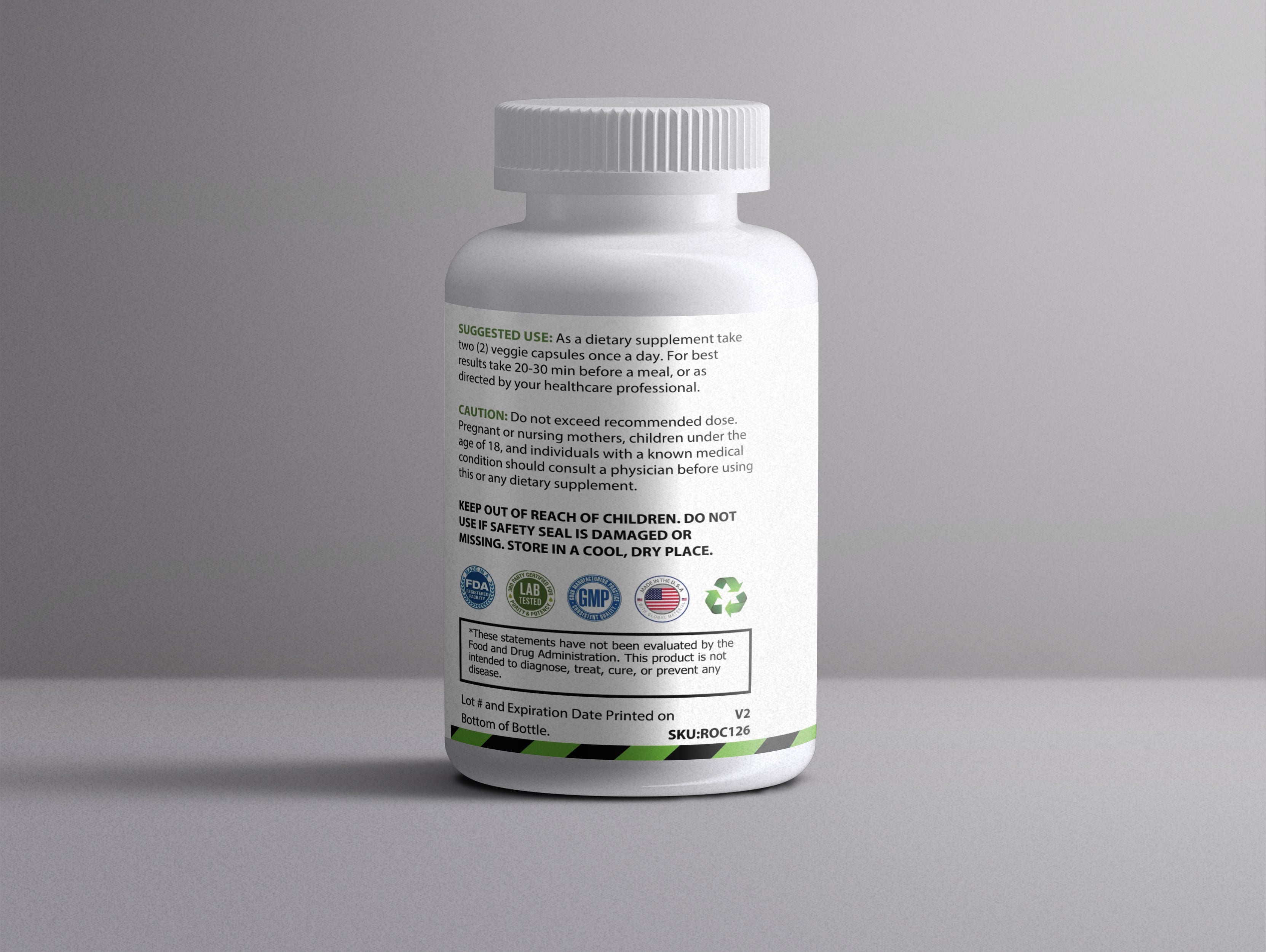 CLENVENOM dosage instructions – take one capsule daily for fat burning and energy boost.