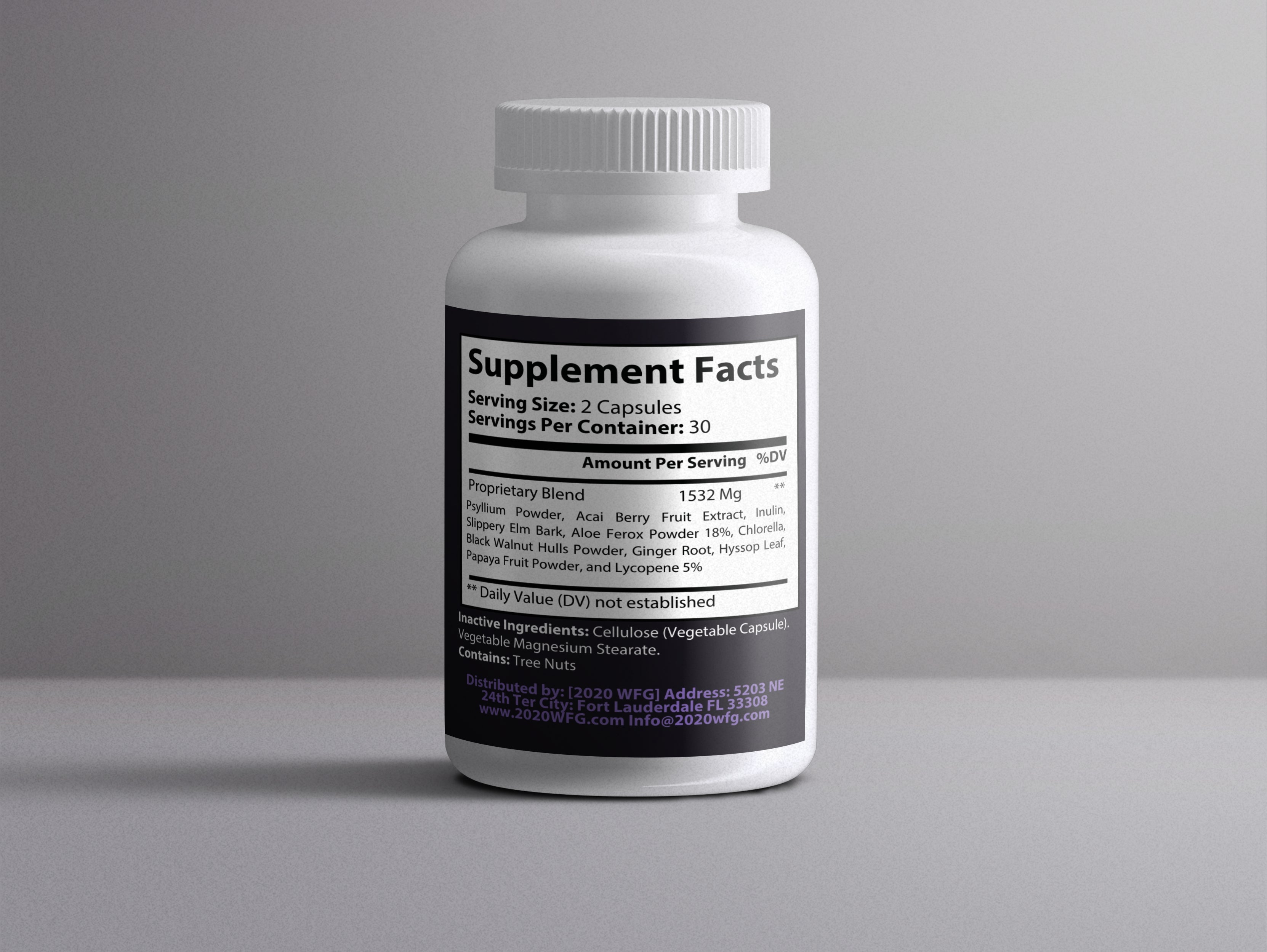T3-VOLT ingredients - 150mcg iodine from kelp, acai antioxidants, and thyroid-supporting minerals per serving.