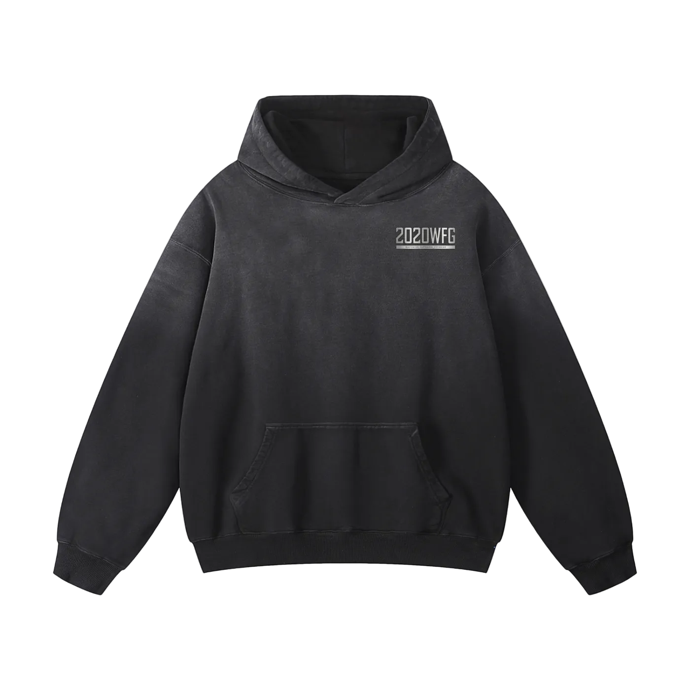 RIPGANG x 2020WFG: Heavyweight Sunfade Hoodie | 400gsm Oversized Vintage Wash