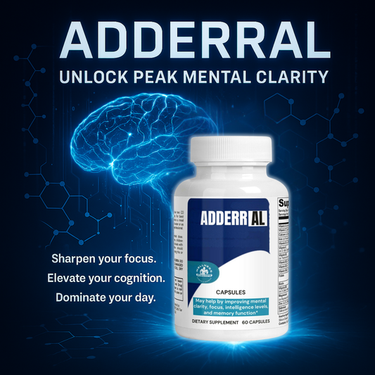 ADDERRAL: Vital Boost - Brain, Energy, and Multivitamin Complex