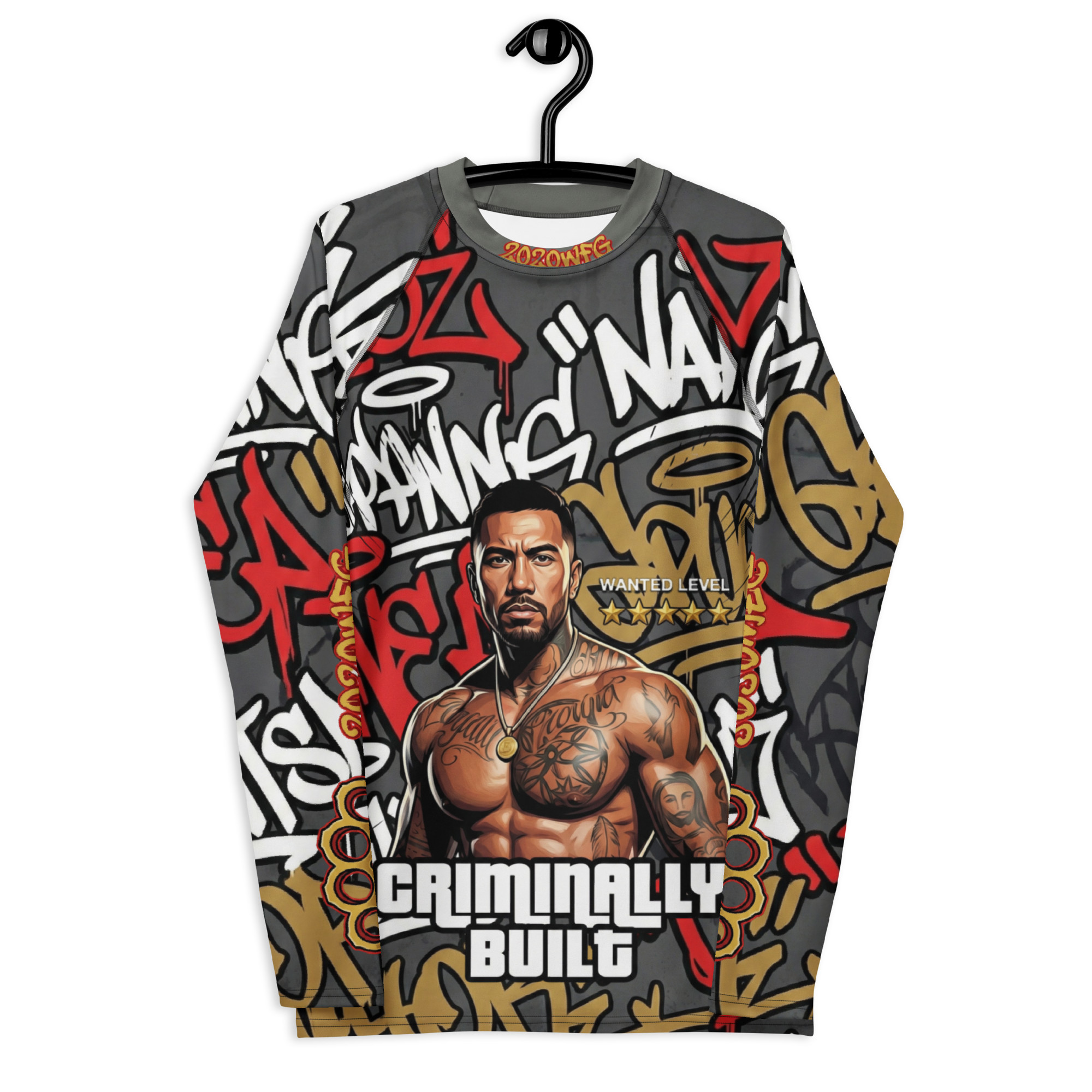 WANTED LEVEL RASH GUARD | RIPGANG x 2020WFG