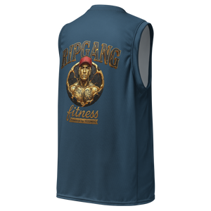 Recycled Unisex Gold Logo Basketball Jersey | RIPGANG × 2020WFG