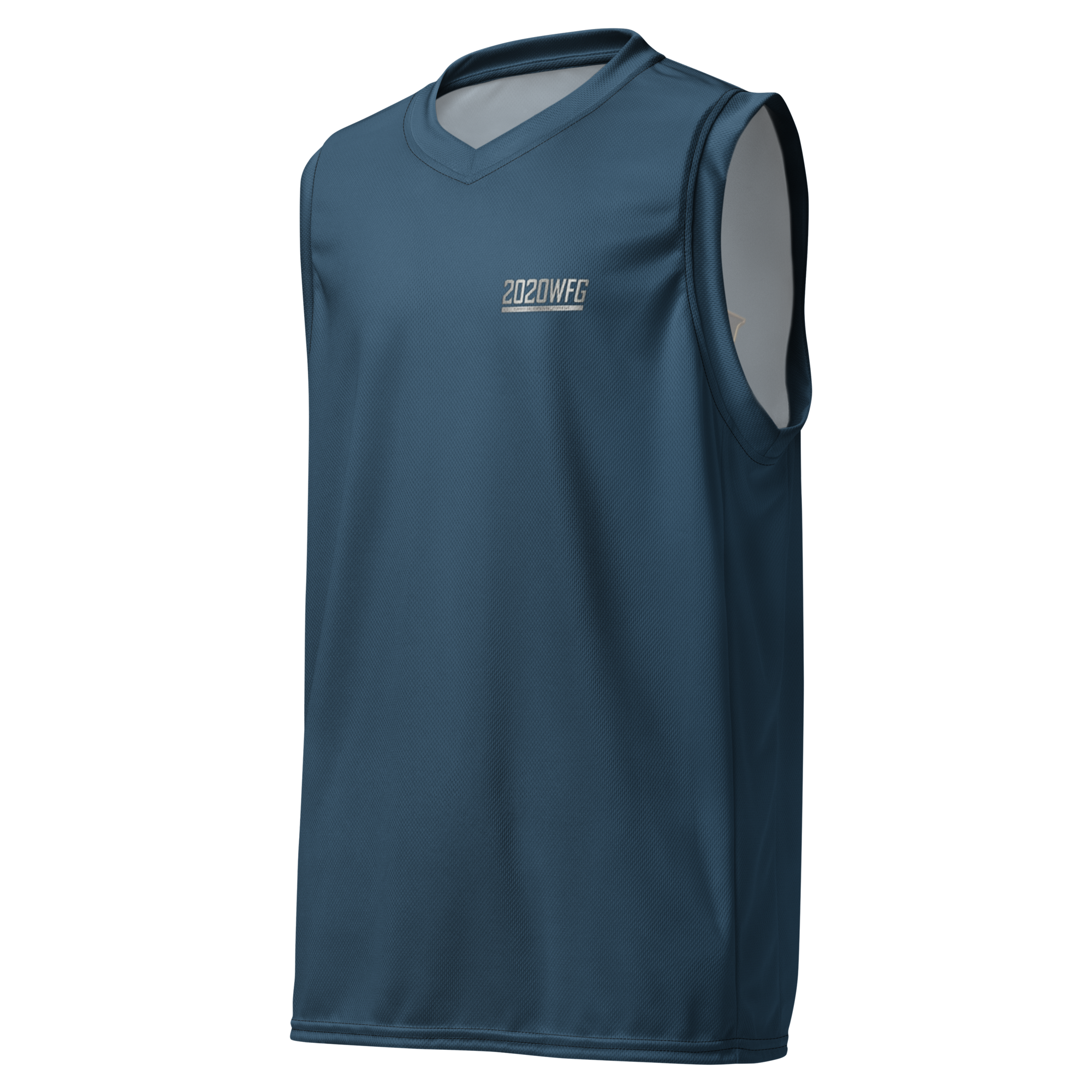 Recycled unisex basketball jersey