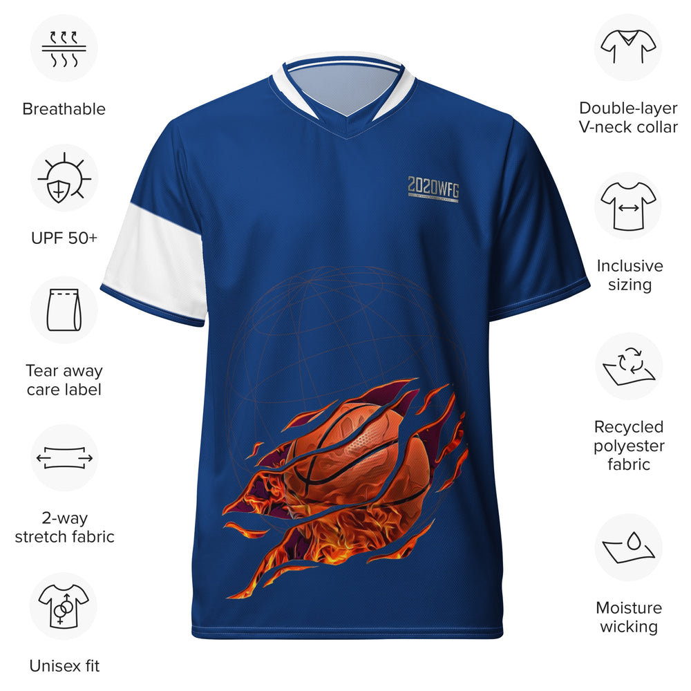 Recycled unisex sports jersey