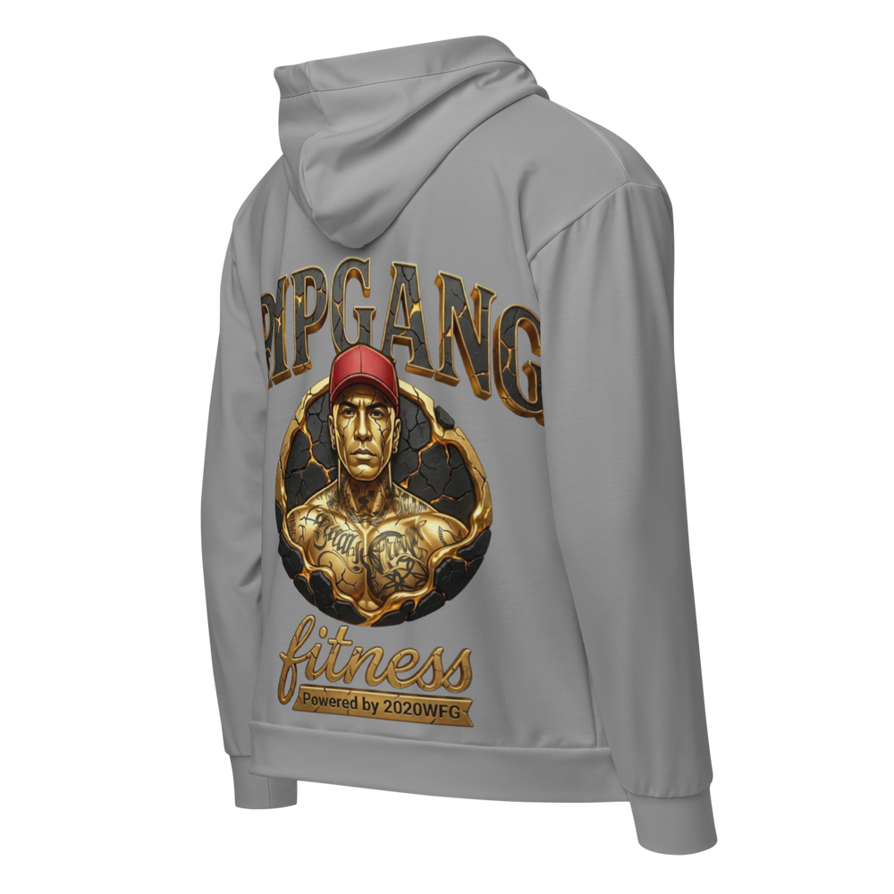 Unisex Gold Logo Zip Hoodie | RIPGANG × 2020WFG