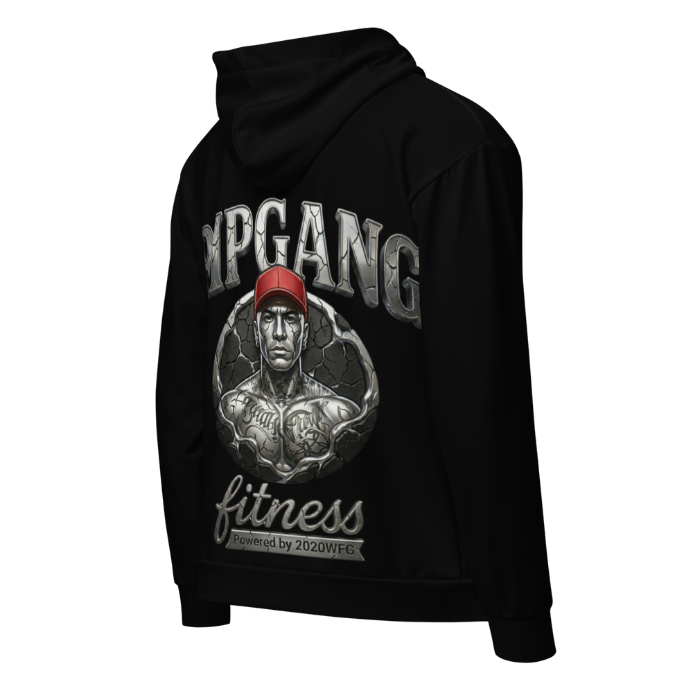 Unisex silver Logo zip hoodie | RIPGANG × 2020WFG
