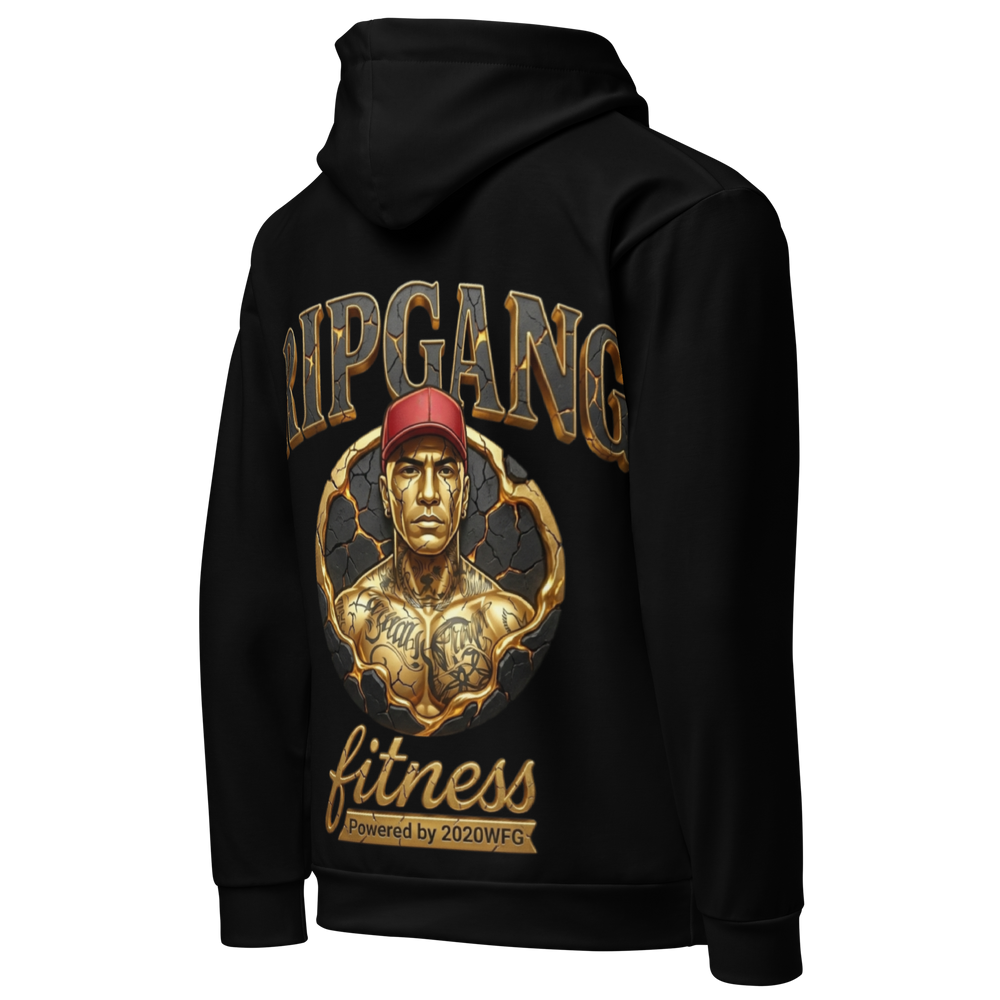 Unisex Gold Logo Cotton Hoodie | RIPGANG × 2020WFG