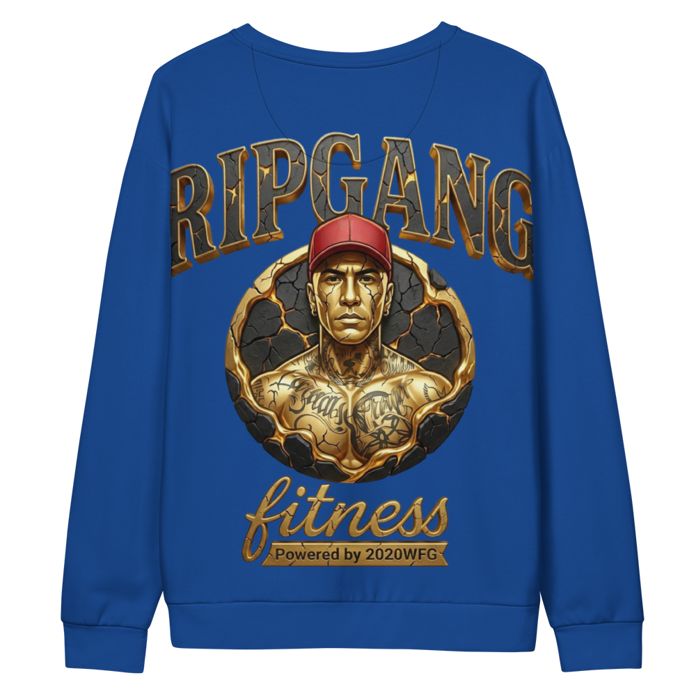Unisex Gold Logo Cotton Sweatshirt | RIPGANG × 2020WFG