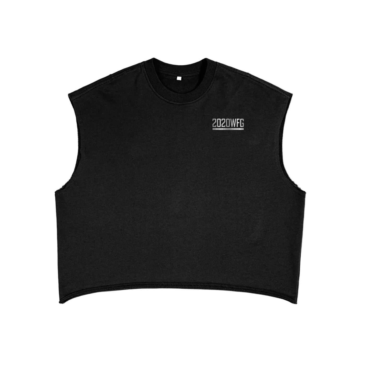 RIPGANG x 2020WFG: French Terry Boxy Tank | 340gsm Heavyweight Cutoff