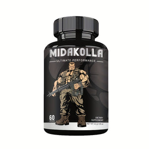 Testosterone Capsules for Men – Shilajit, Ashwagandha, Goat Weed, Tongkat Ali – Advanced Natural Vitality Formula – 60 Capsules