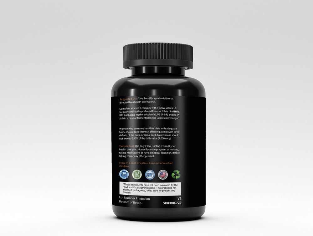 DUROGEN: Cellular Performance Complex | 60 Capsules – Activated B-Vitamins, CoQ10 & Mitochondrial Support for Recovery & Vitality