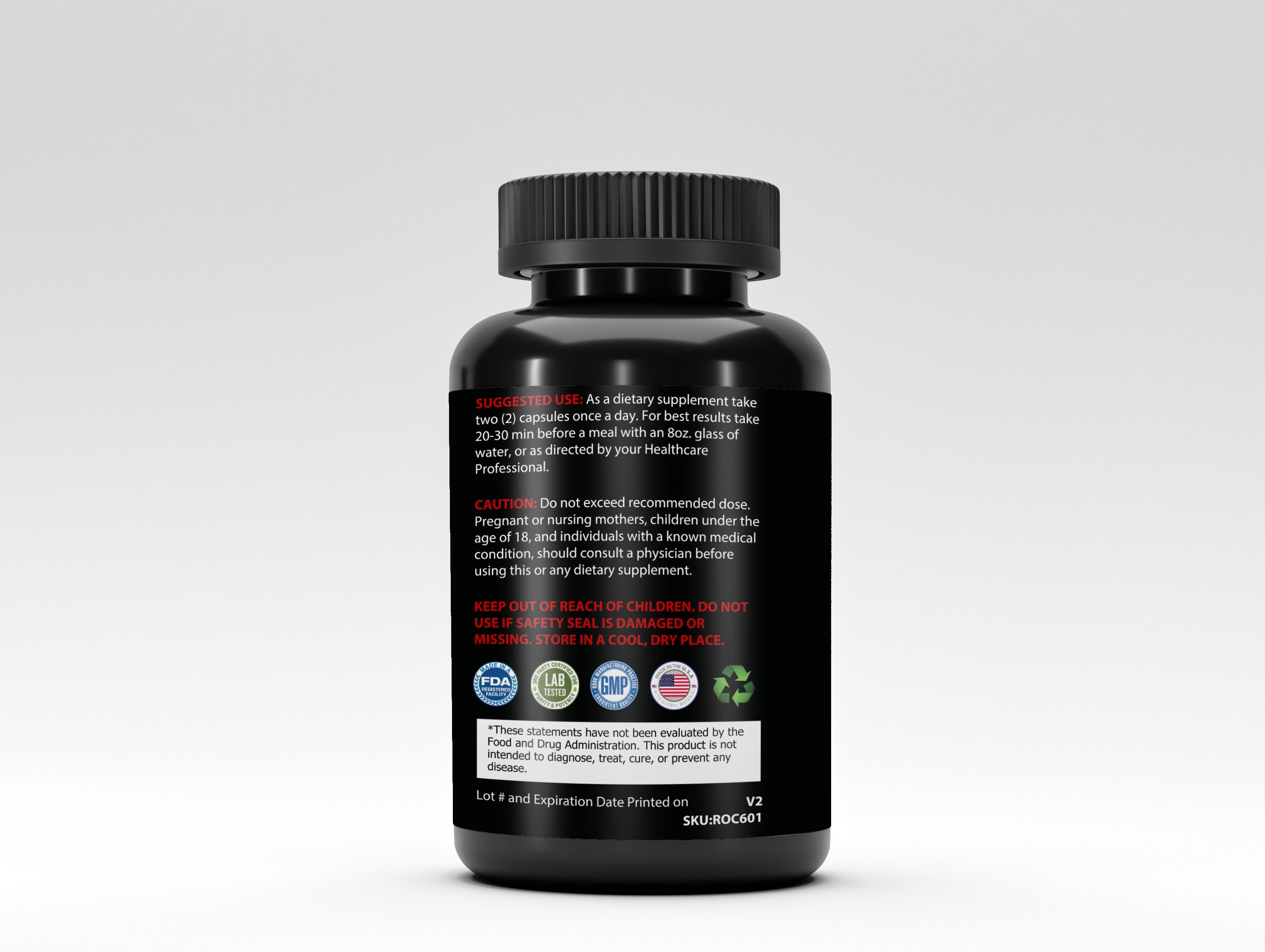 ANADRAX dosage instructions – take two capsules daily for nitric oxide and circulation support.