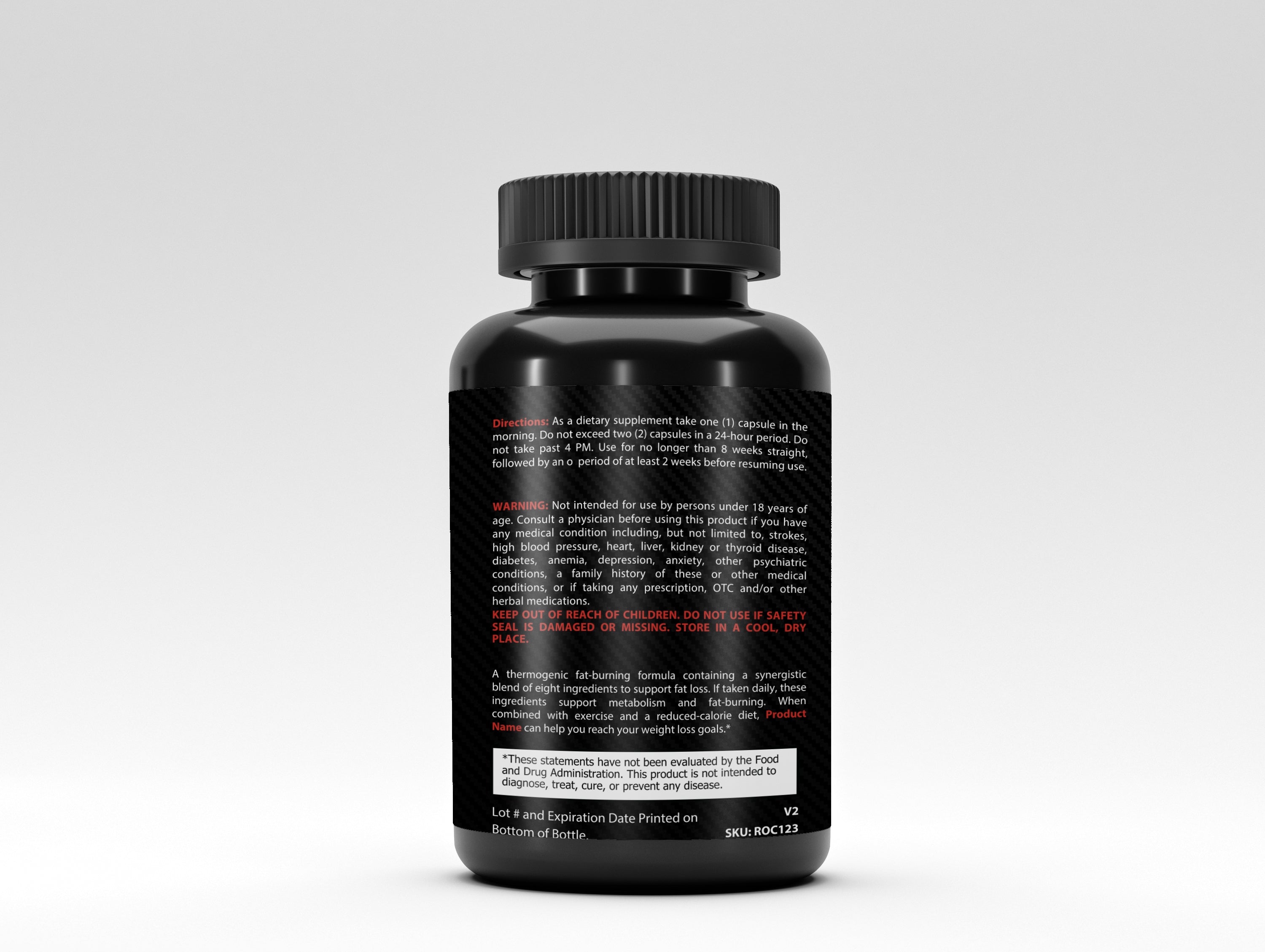 TRENOCUT AM dosage - take 2 capsules in morning for targeted fat loss and all-day metabolic support.