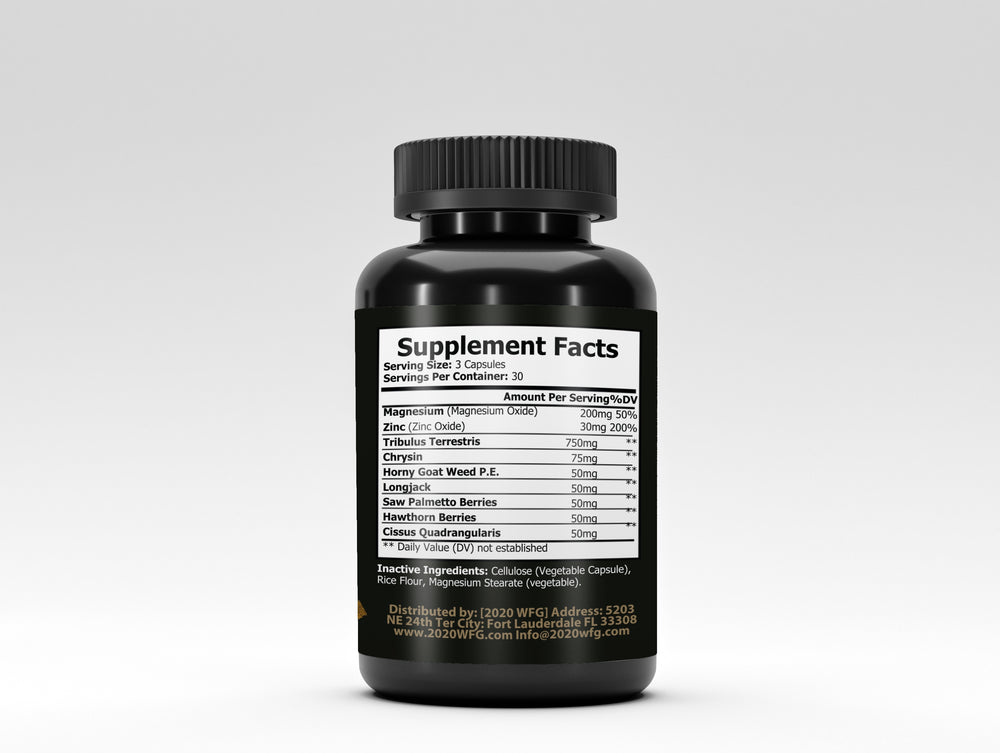 D-BULK: Anabolic Nutrient Partitioning Complex | 60 Servings – Magnesium, Horny Goat Weed & Natural Actives for Muscle Performance