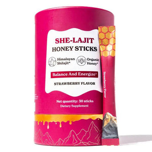 She-lajit Honey Sticks - Strawberry (30 Sticks)