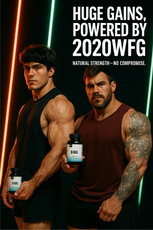 Two muscular athletes showcasing D-BAL from 2020WFG’s Advanced Lean Muscle Building Cycle – Pro Definition Stack for lean mass and strength