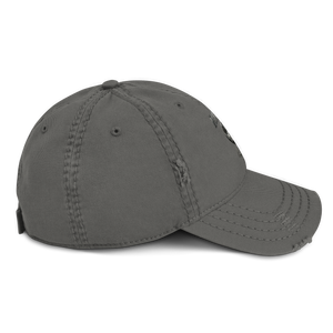Distressed Silver Logo Dad Hat | RIPGANG × 2020WFG