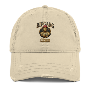 Distressed Gold Logo Dad Hat | RIPGANG × 2020WFG