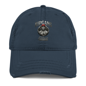 Distressed Silver Logo Dad Hat | RIPGANG × 2020WFG