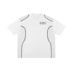 RIPGANG x 2020WFG: Contrast Piped Panel Tee | 240gsm Retro Sport Fit