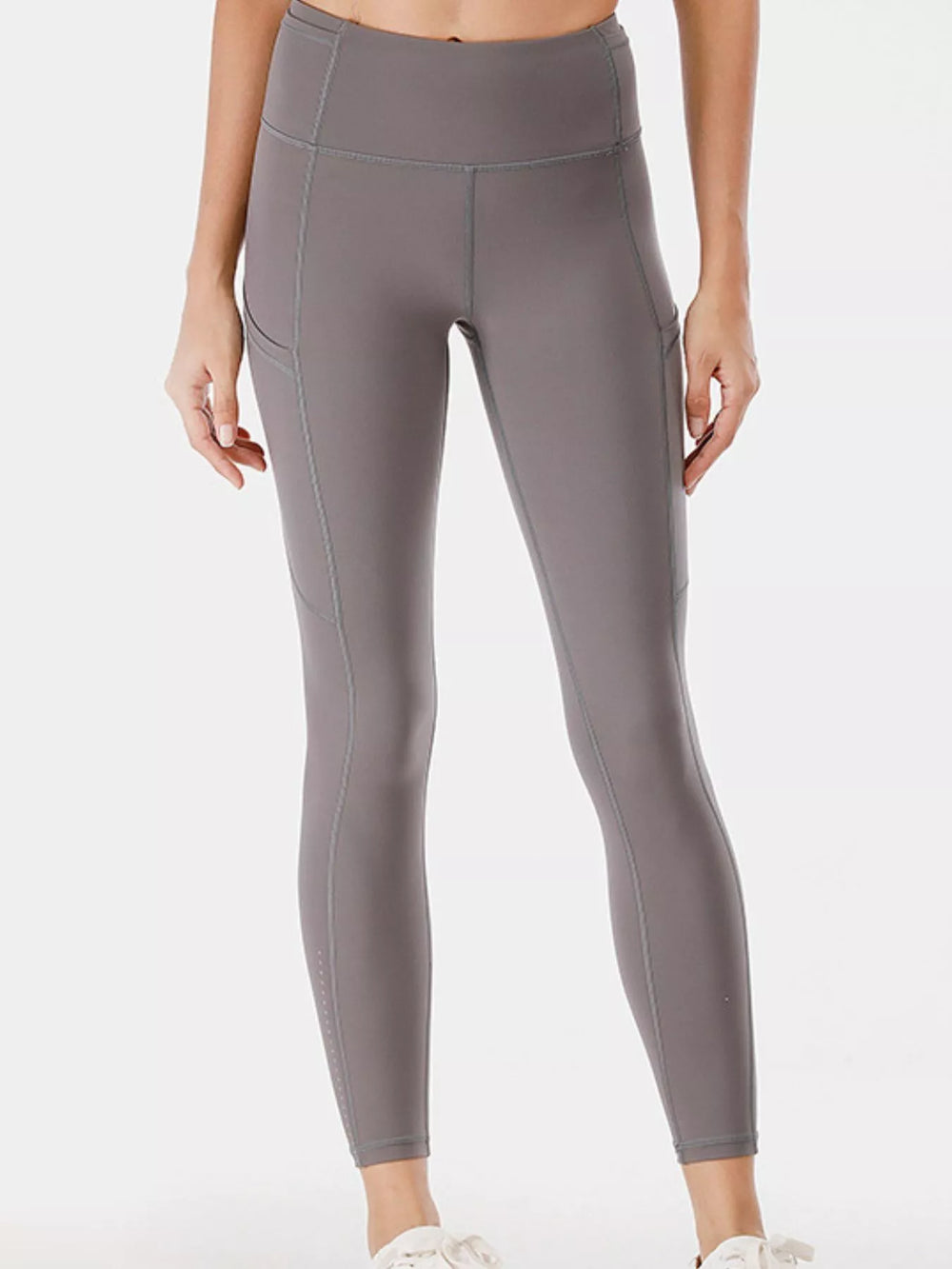 Full Size High-Waisted Active Leggings with Pockets Plus Size