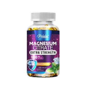 Magnesium Citrate 1000mg | Maximum Absorption for Muscles, Nerves, Heart & Digestion – 120 Capsules