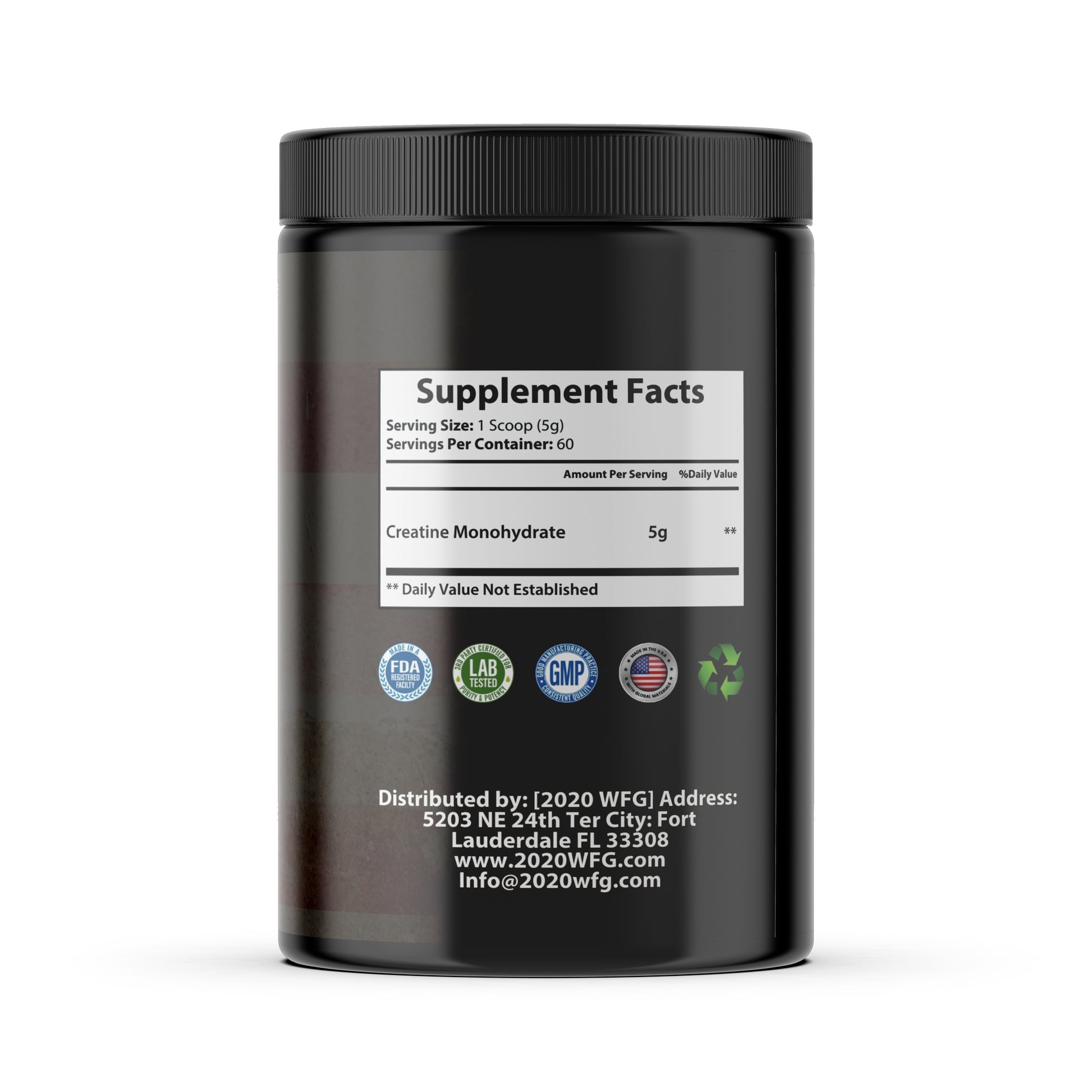Free CREATINE MONOHYDRATE: Bio-Enhanced Muscle Fuel – 60 Servings - 2020WFG