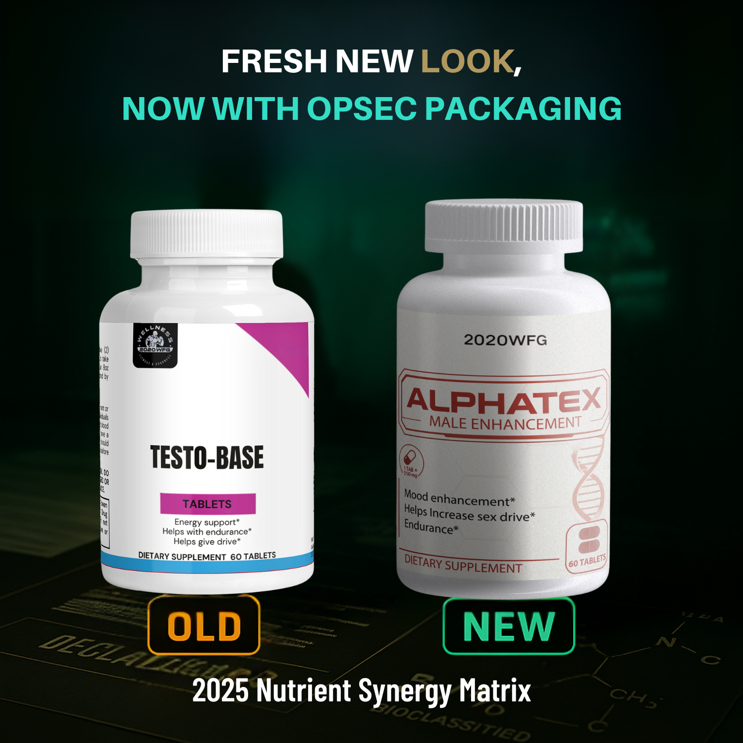 ALPHATEX 2025 anabolic upgrade - 40% more bioactive compounds vs original formula, now with black ginger extract.