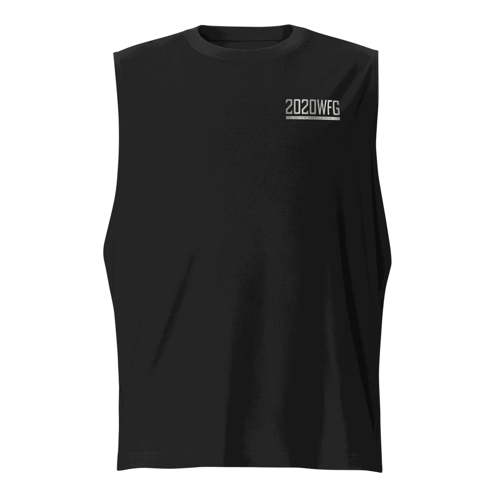 Silver Logo Urban Muscle Shirt – Ultra-Soft Streetwear Tank | RIPGANG × 2020WFG