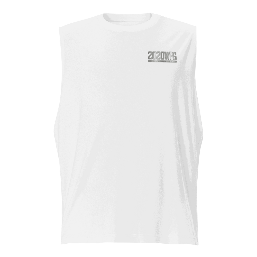 Silver Logo Urban Muscle Shirt – Ultra-Soft Streetwear Tank | RIPGANG × 2020WFG