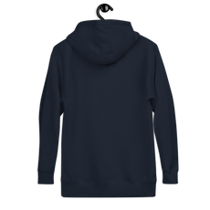 Back view of 2020WFG unisex hoodie in navy, ideal for basketball, sports, and casual wear.