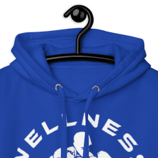 2020WFG unisex hoodie in vibrant blue featuring a warm hood and stylish design, perfect for sports and casual wear.