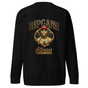 Unisex Gold Logo Premium Sweatshirt | RIPGANG × 2020WFG