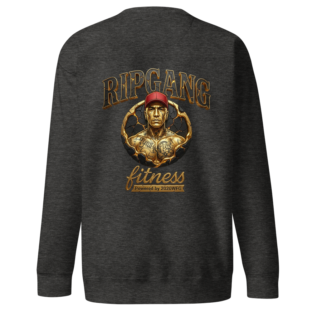Unisex Gold Logo Premium Sweatshirt | RIPGANG × 2020WFG