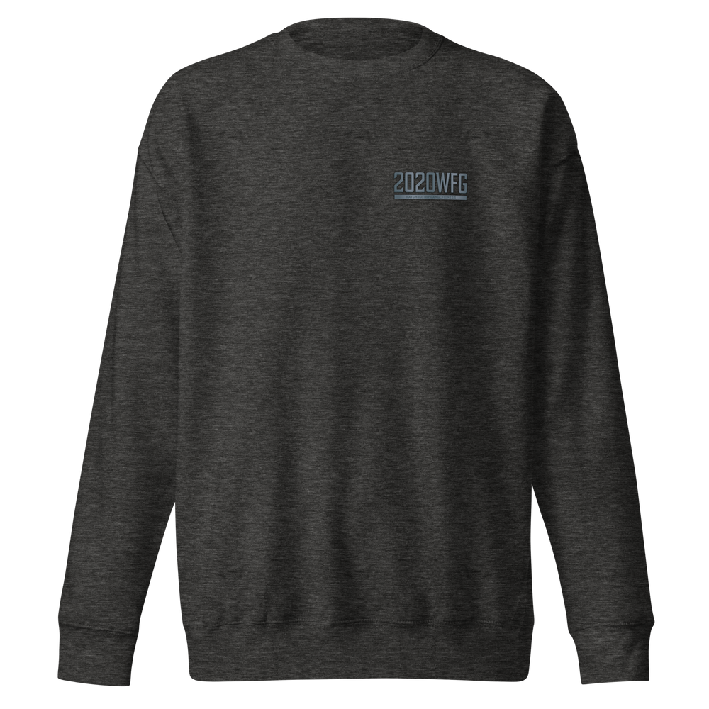 Unisex Gold Logo Premium Sweatshirt | RIPGANG × 2020WFG