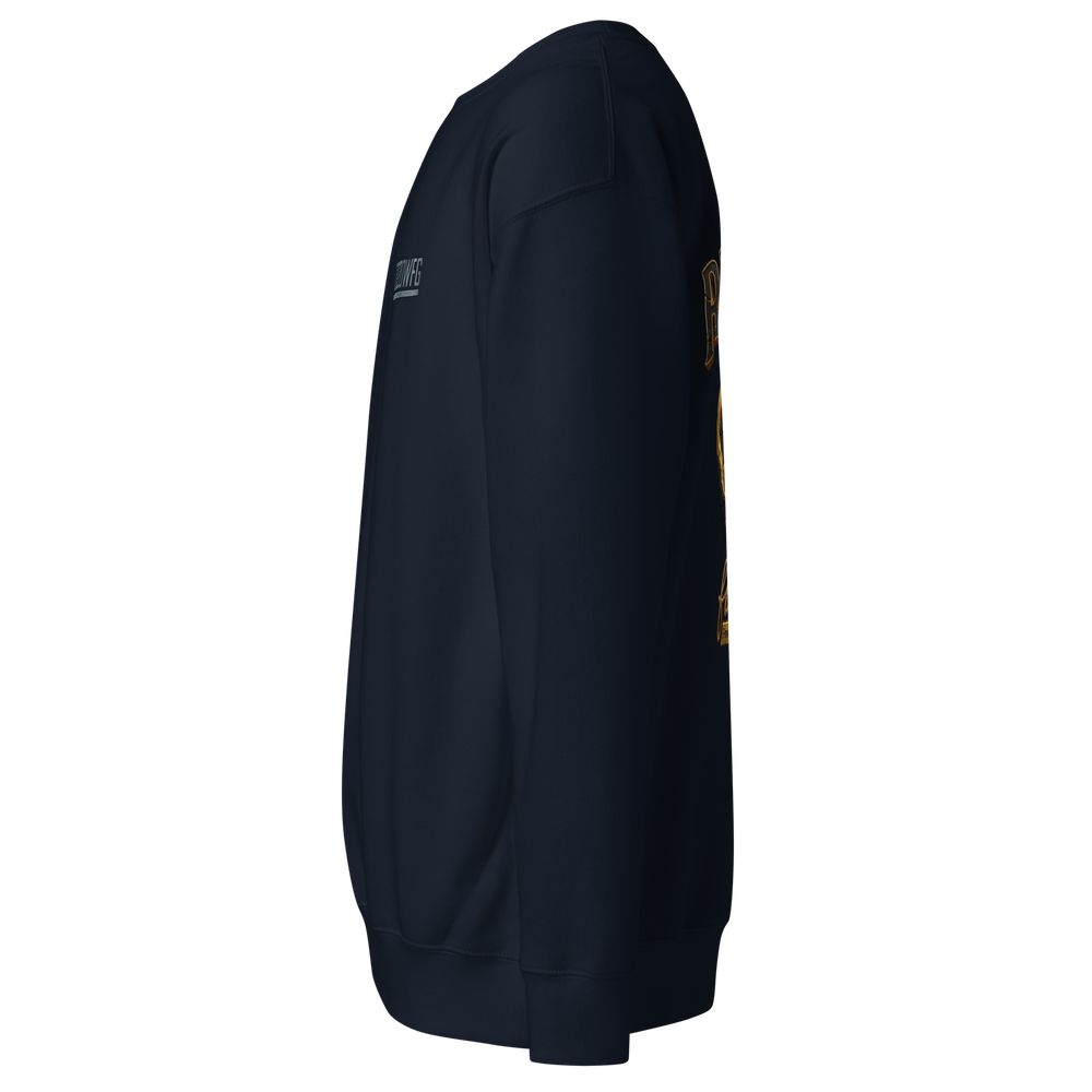 Unisex Gold Logo Premium Sweatshirt | RIPGANG × 2020WFG