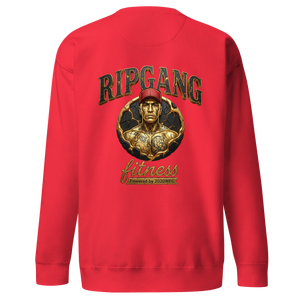 Unisex Gold Logo Premium Sweatshirt | RIPGANG × 2020WFG